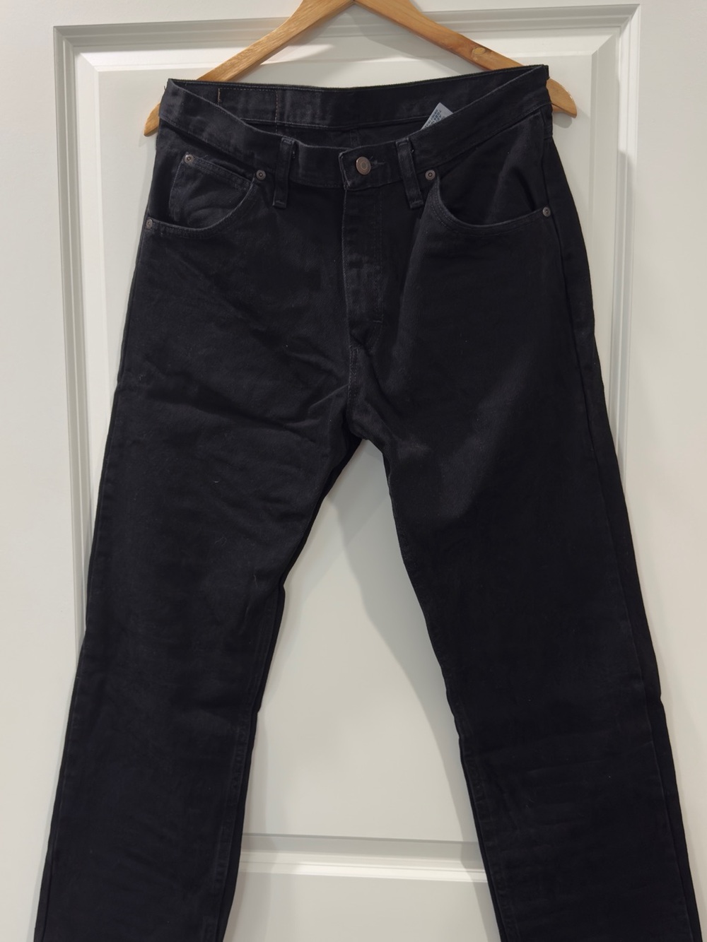Wrangler Black Jean Straight-Leg Pants